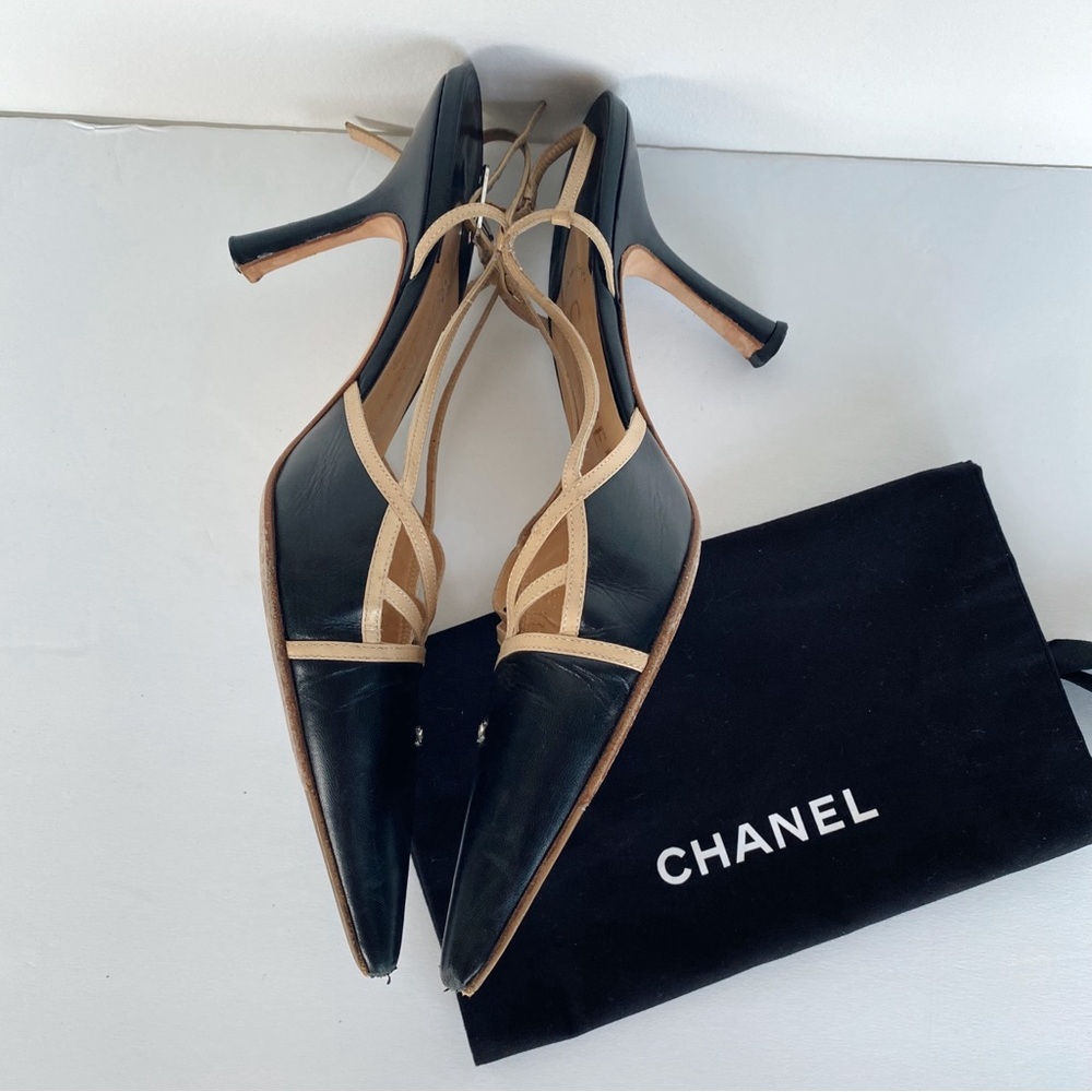 Chanel Vintage Cc Shoes - image 4